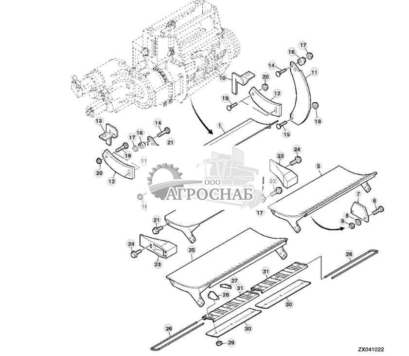 GUIDE AND WEAR PLATES 